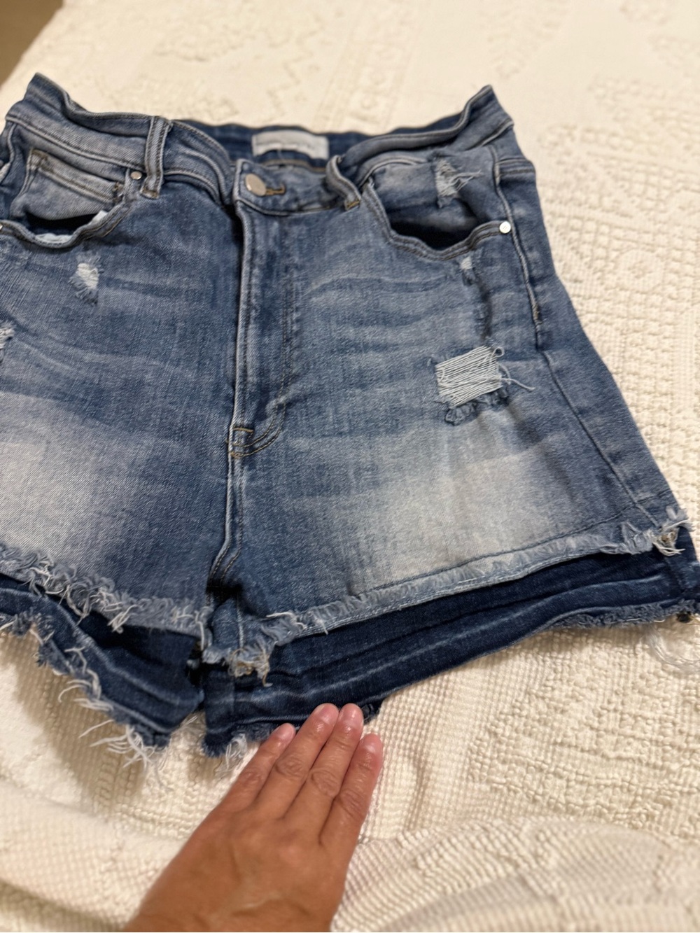 Risen jeans shorts woman sz 1X - Picture 11 of 11